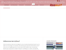 Tablet Screenshot of ilzosurf.com